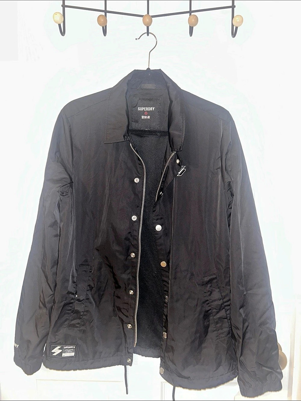 Superdry Code Sportswear jacket Black Polyester Jacket
